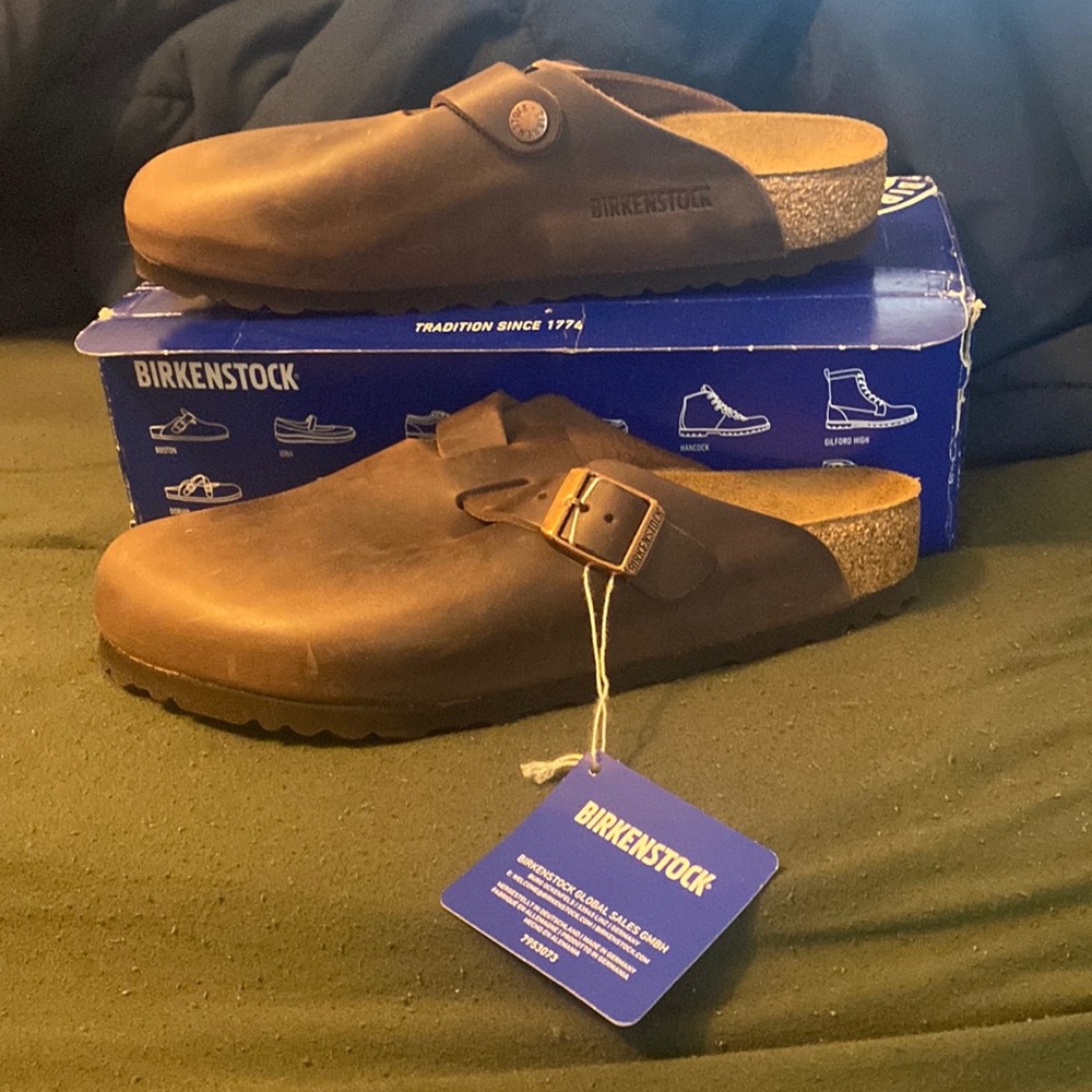 BRAND NEW with tags birkenstock boston habana size 39 !!!